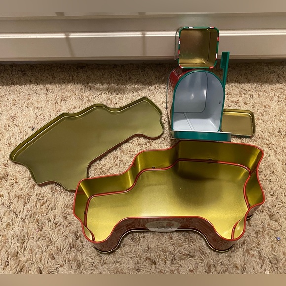 Xmas Tin Cans. Bundle of 3. Like New. - Picture 7 of 8